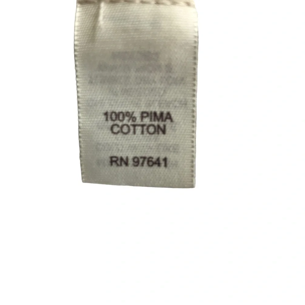 Pure Jill Pima Cotton ALine Tee Women L Oatmeal Heather Long Sleeve Scoop Neck - Picture 7 of 8